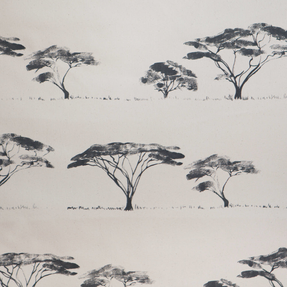 Botswana Trees | MS - Charcoal on Canvas