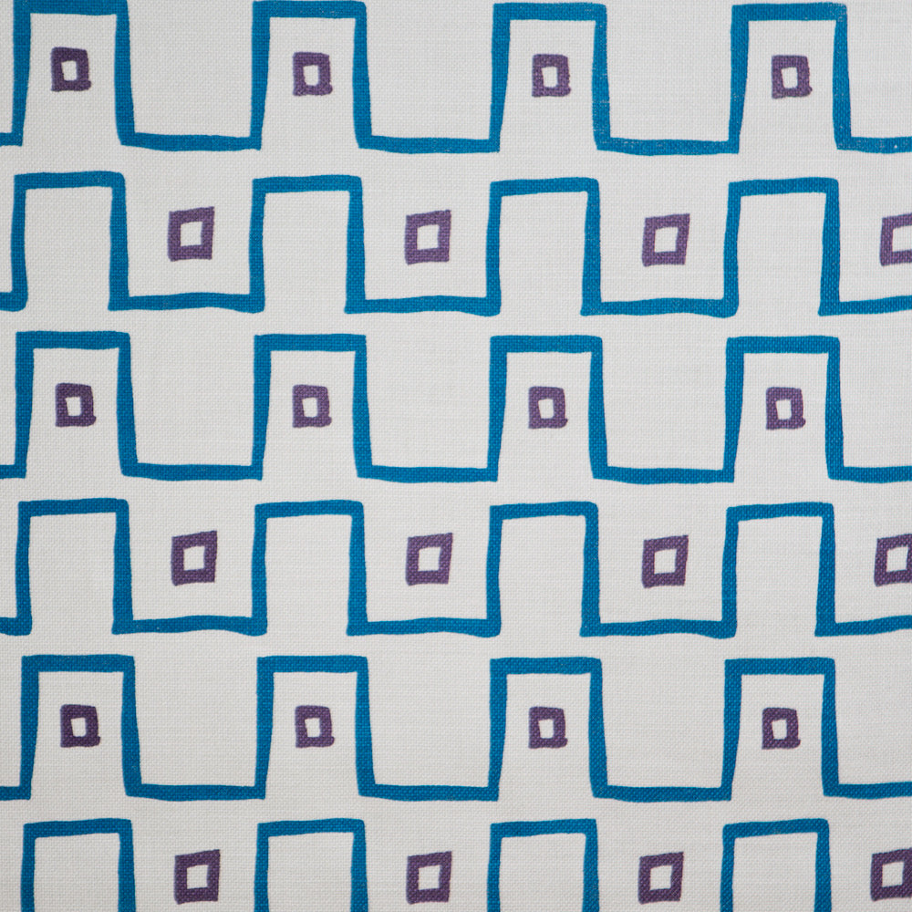 Kuba Cloth | MS - Azure-Violet