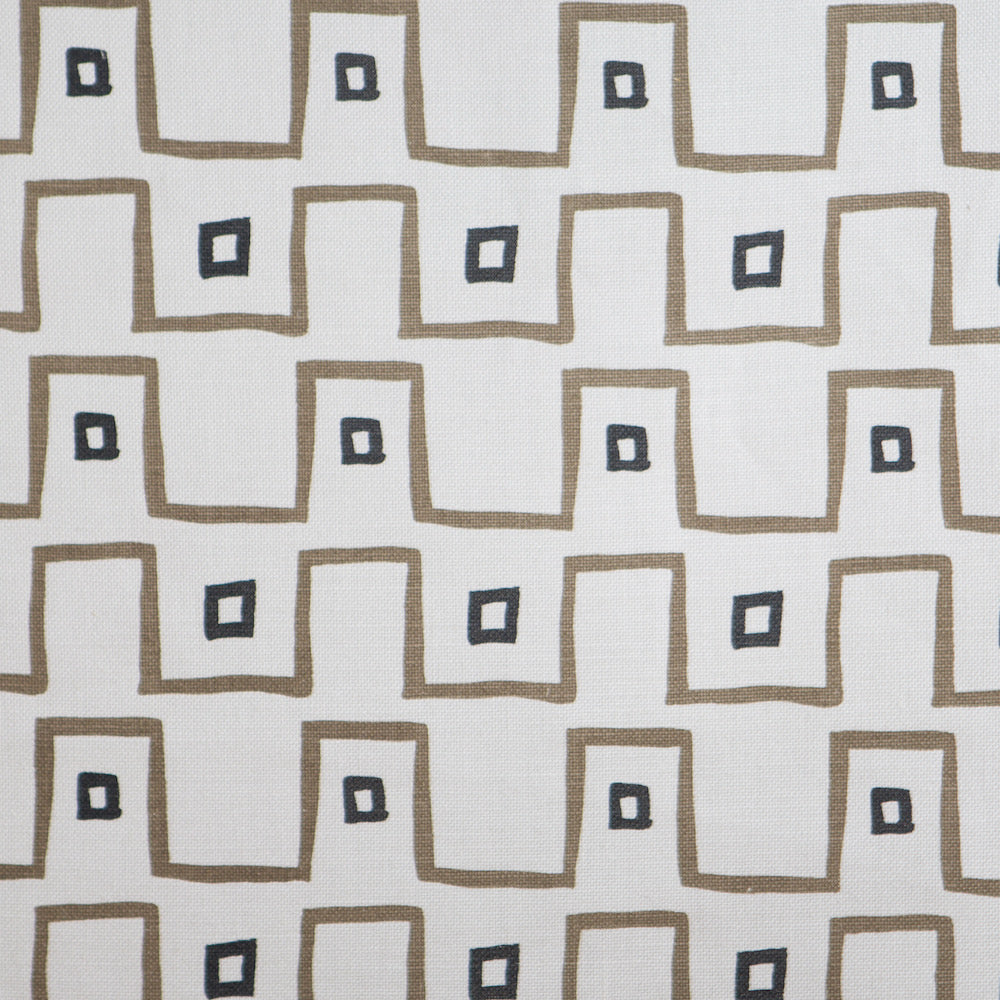 Kuba Cloth | MS - Taupe-Charcoal
