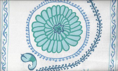 Suzani Luv | MS - Blue on White