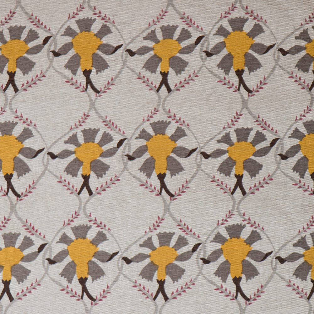 Samode | MS - Taupe/Yellow on Natural