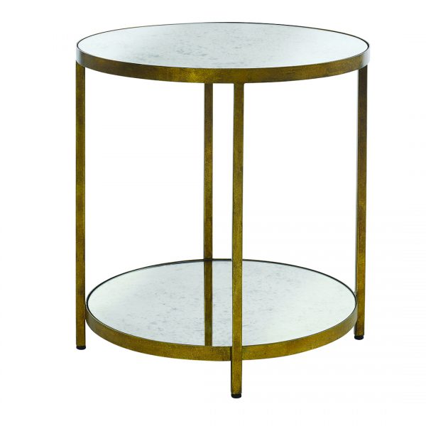 Manhattan Side Table in Gold | PMC