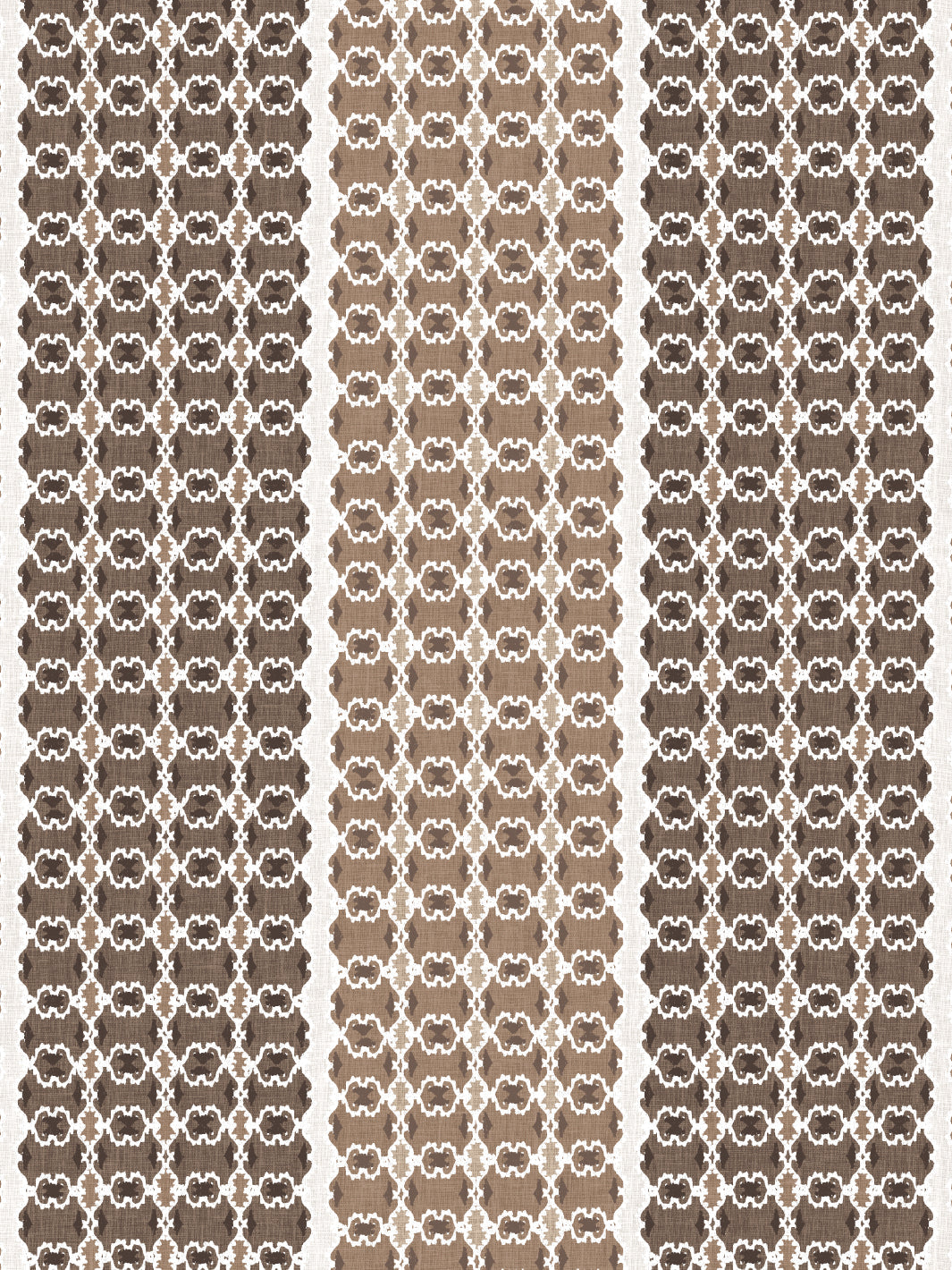 Medallion Stripe WP | NT - Brown