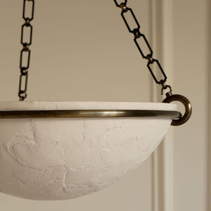 Milan Chandelier Bronze_White Plaster Detail LR