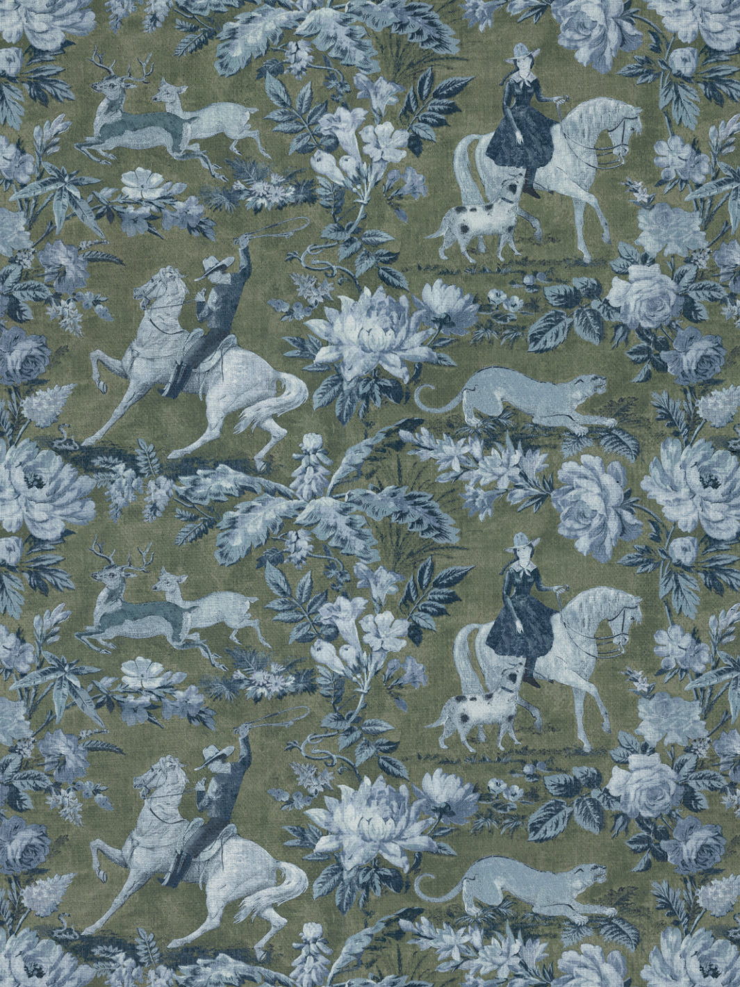 Cowboy Toile | NT - Army Green