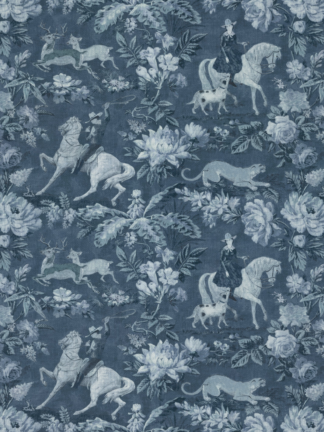 Cowboy Toile | NT - Blue
