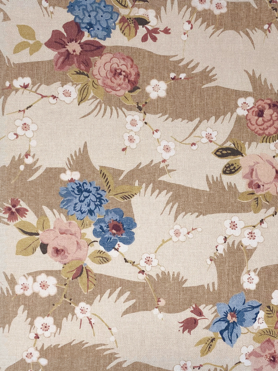 Dora Chintz | NT - Taupe Mustard