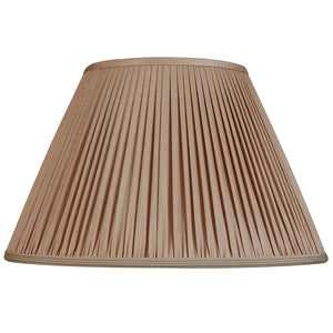 14 Inch Gathered Tussar Silk Shade With Trim | NUS