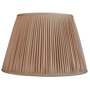 24 Inch Gathered Tussar Silk Shade With Trim | NUS
