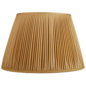 24 Inch Gathered Tussar Silk Shade With Trim | NUS