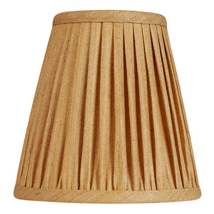 5 Inch Tall Clip-On Gathered Mulberry Silk Shade | NUS
