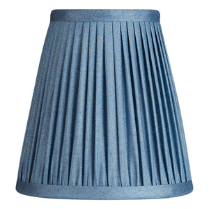 5 Inch Tall Clip-On Gathered Tussar Silk Shade | NUS