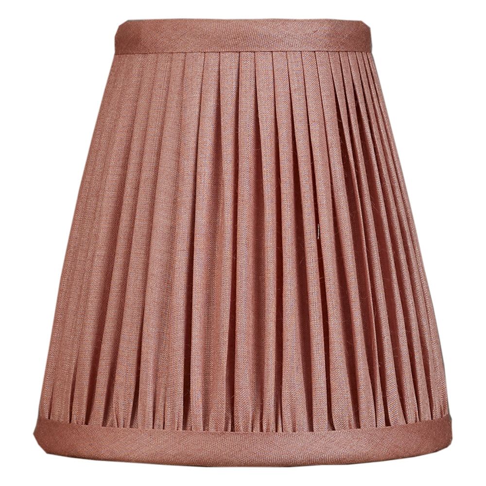 6 Inch Tall Clip-On Gathered Tussar Silk Shade | NUS