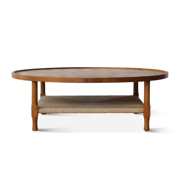 Indoor/Outdoor New York Athletic Club Round Coffee Table