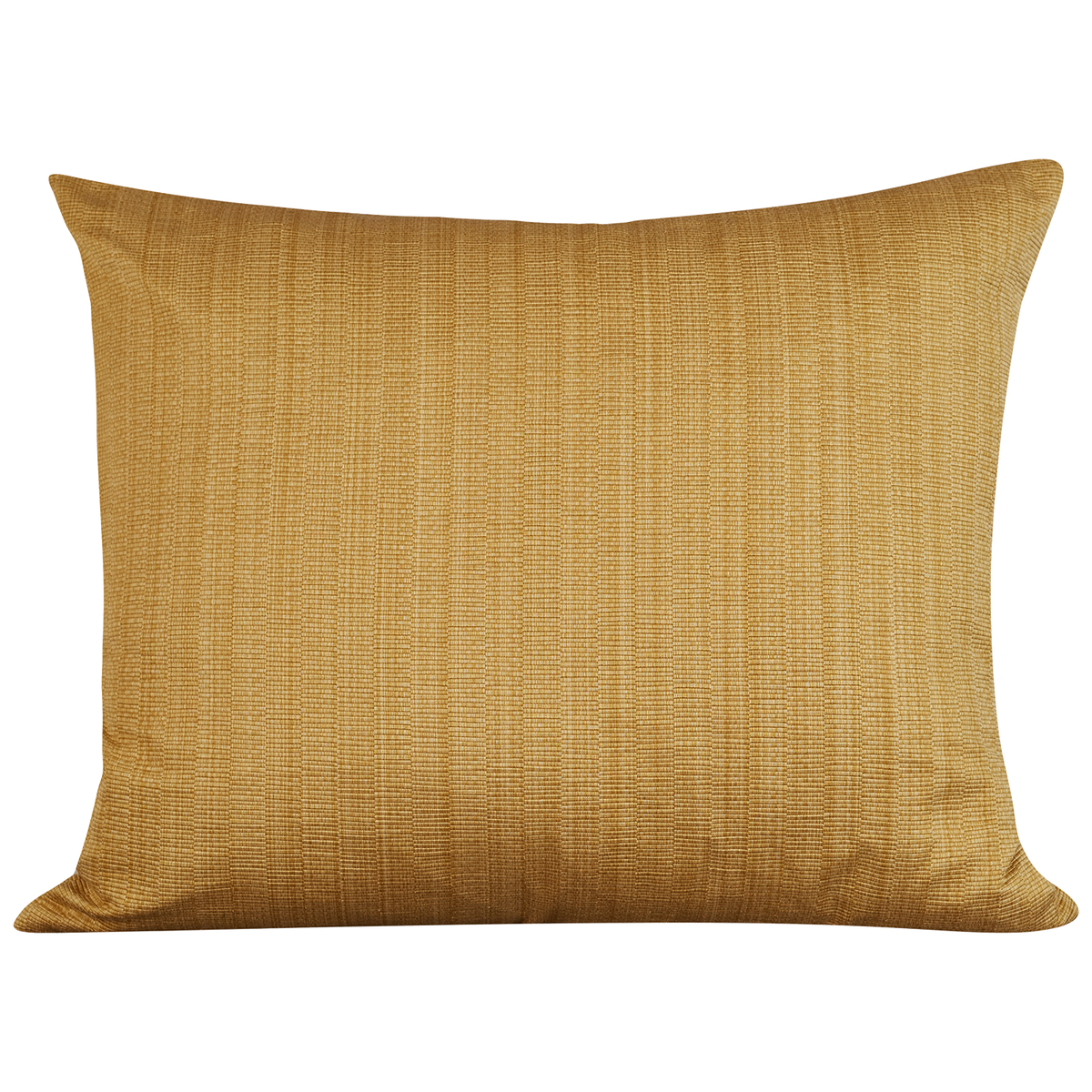 Rectangular cushion in Armure Canneli by Claremont - Gold