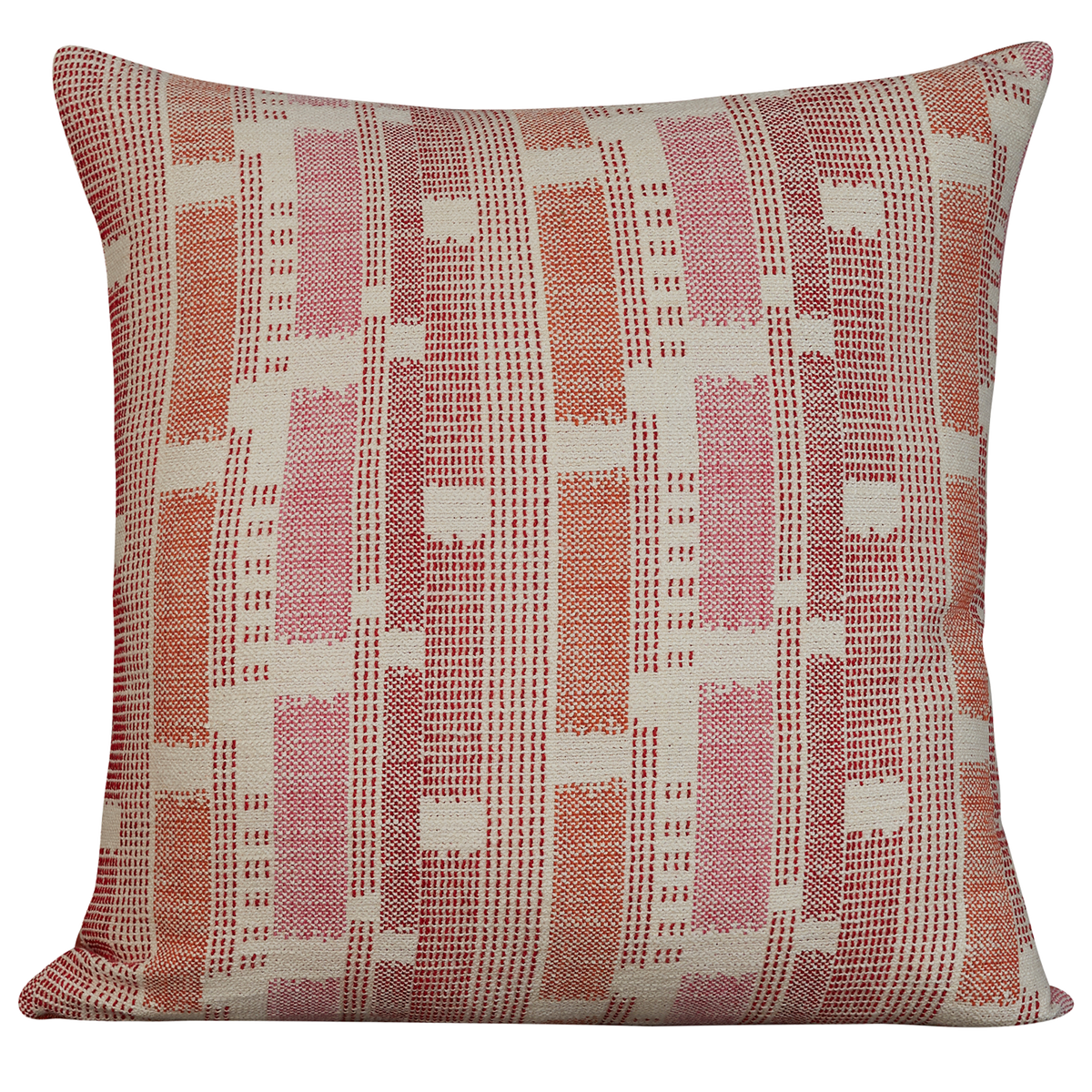 Square cushion in Loom Weave by Christopher Farr - hot pink