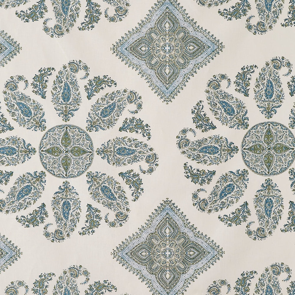 Samarkand | PDT - Blue/Green on White