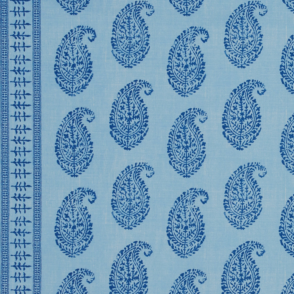 Kashmir Paisley Outdoor | PDT - Indigo/Sky