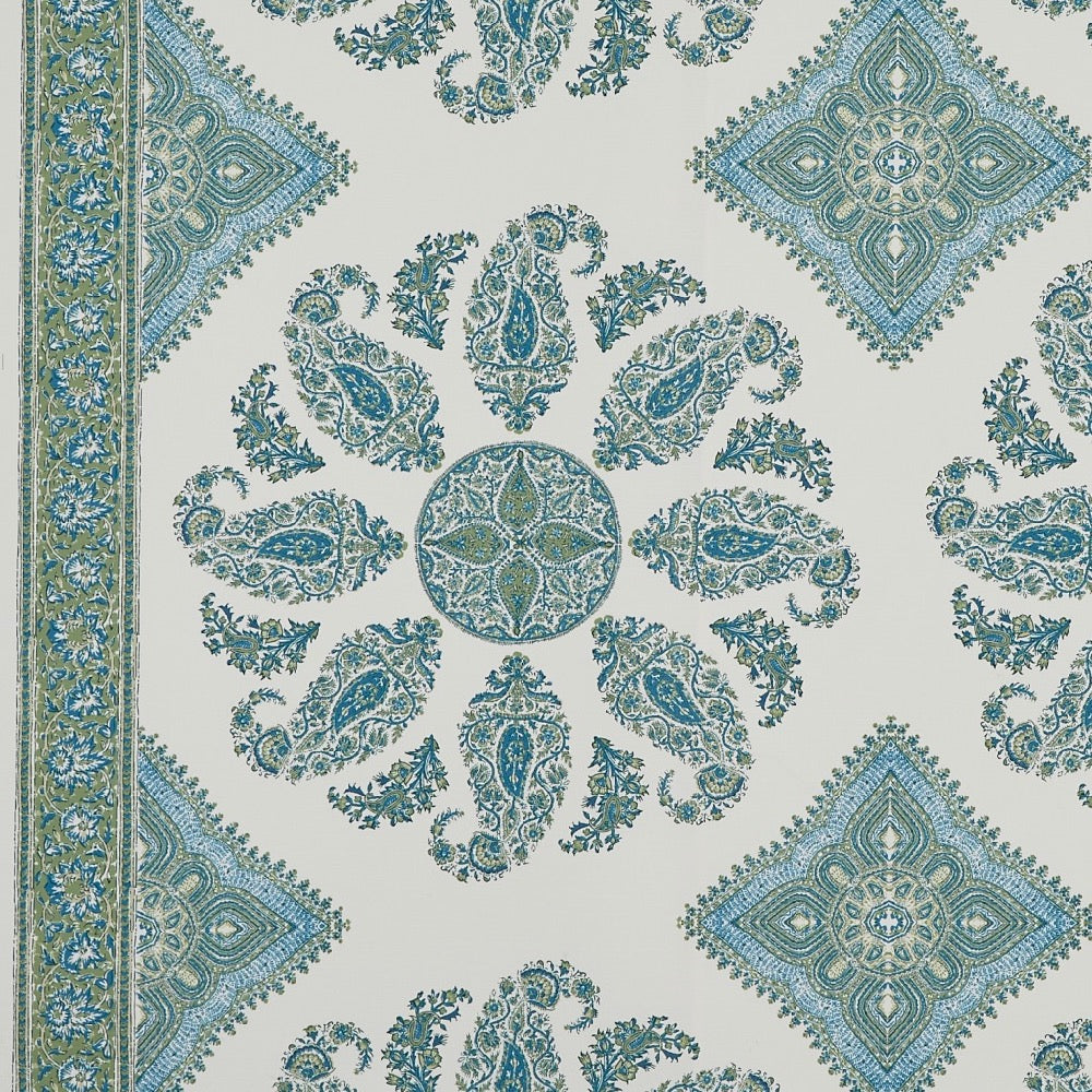 Samarkand Outdoor | PDT - Blue/Green on White