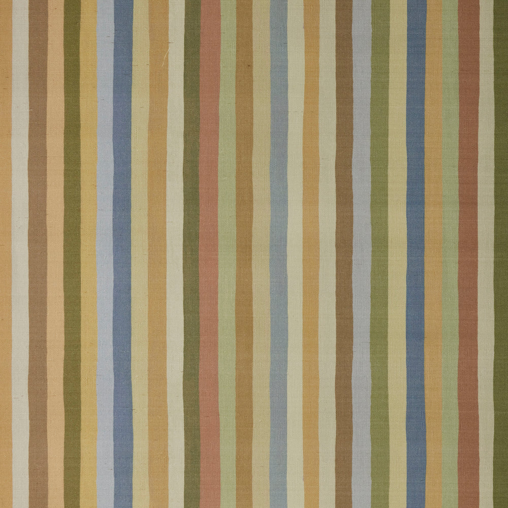 Jacob's Stripe Grasscloth | PDT - Gold/Sage