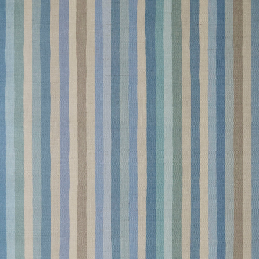 Jacob's Stripe Grasscloth | PDT - Pale Blues