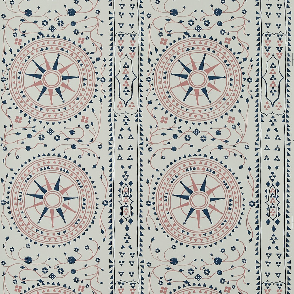 Leila WP | PDT - Blue/Pink on White