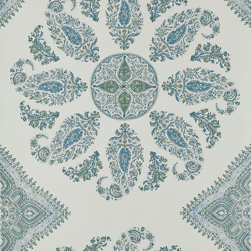 Samarkand WP | PDT - Blue/Green on White