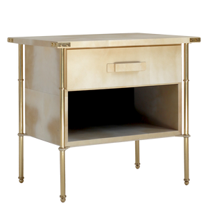 Adnet Bedside Table - Vellum