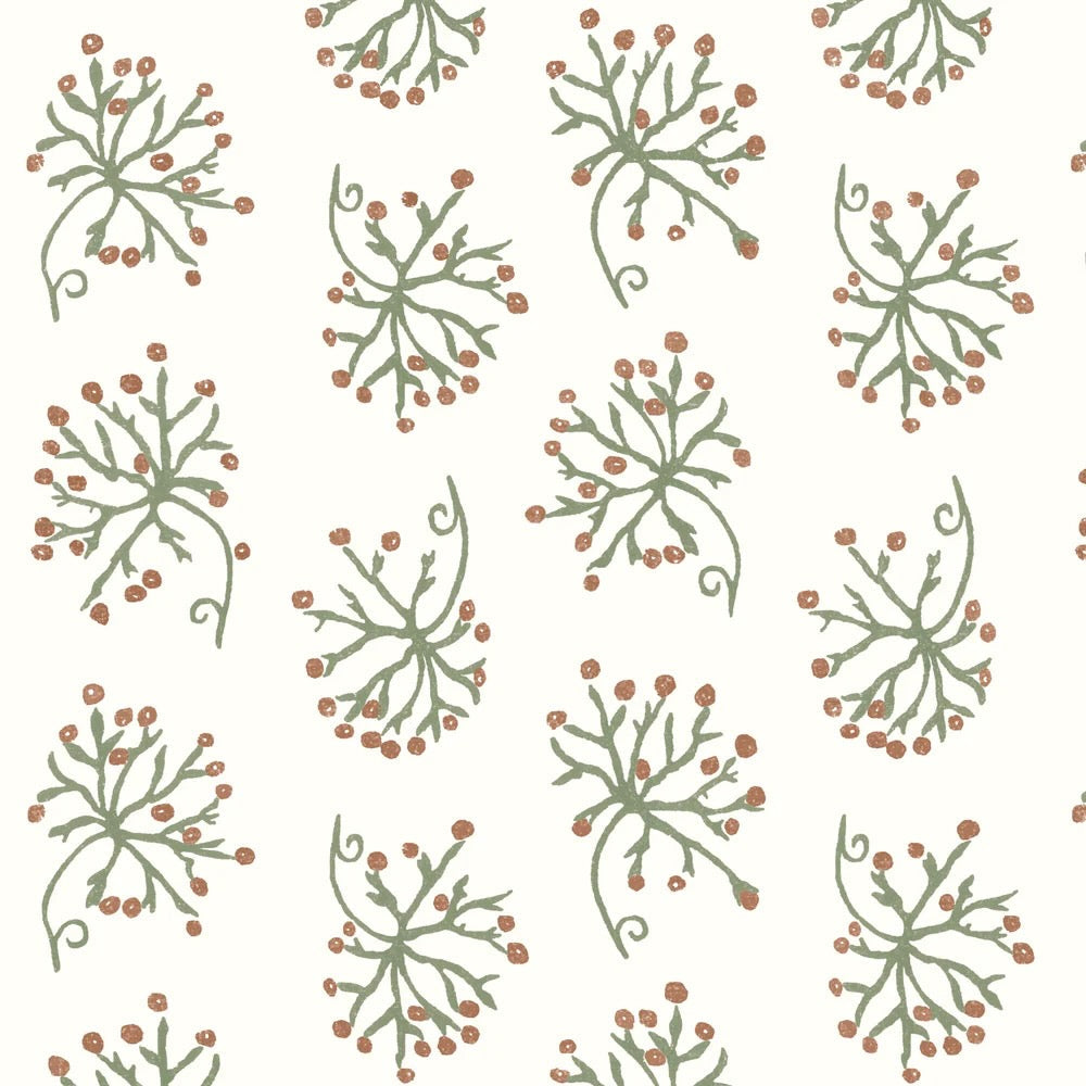 Juniper WP | PM - Green/Cinnamon