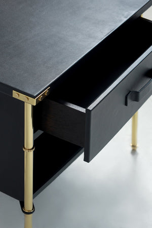 Adnet Bedside Table - Leather