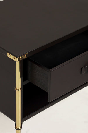 Adnet Bedside Table - Leather