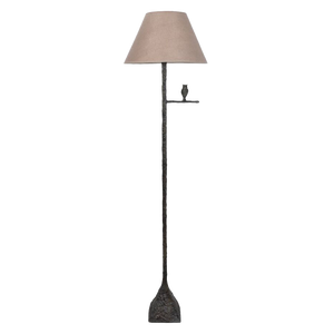 Bronze Owl Floor Lamp