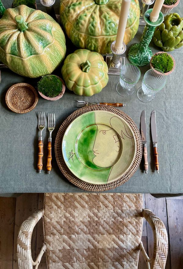 Pied de Poule Rattan Chair | PMC