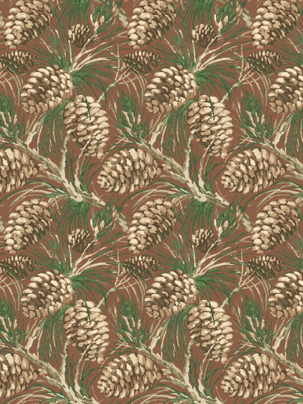 Pinecones WP | NT - Chocolate