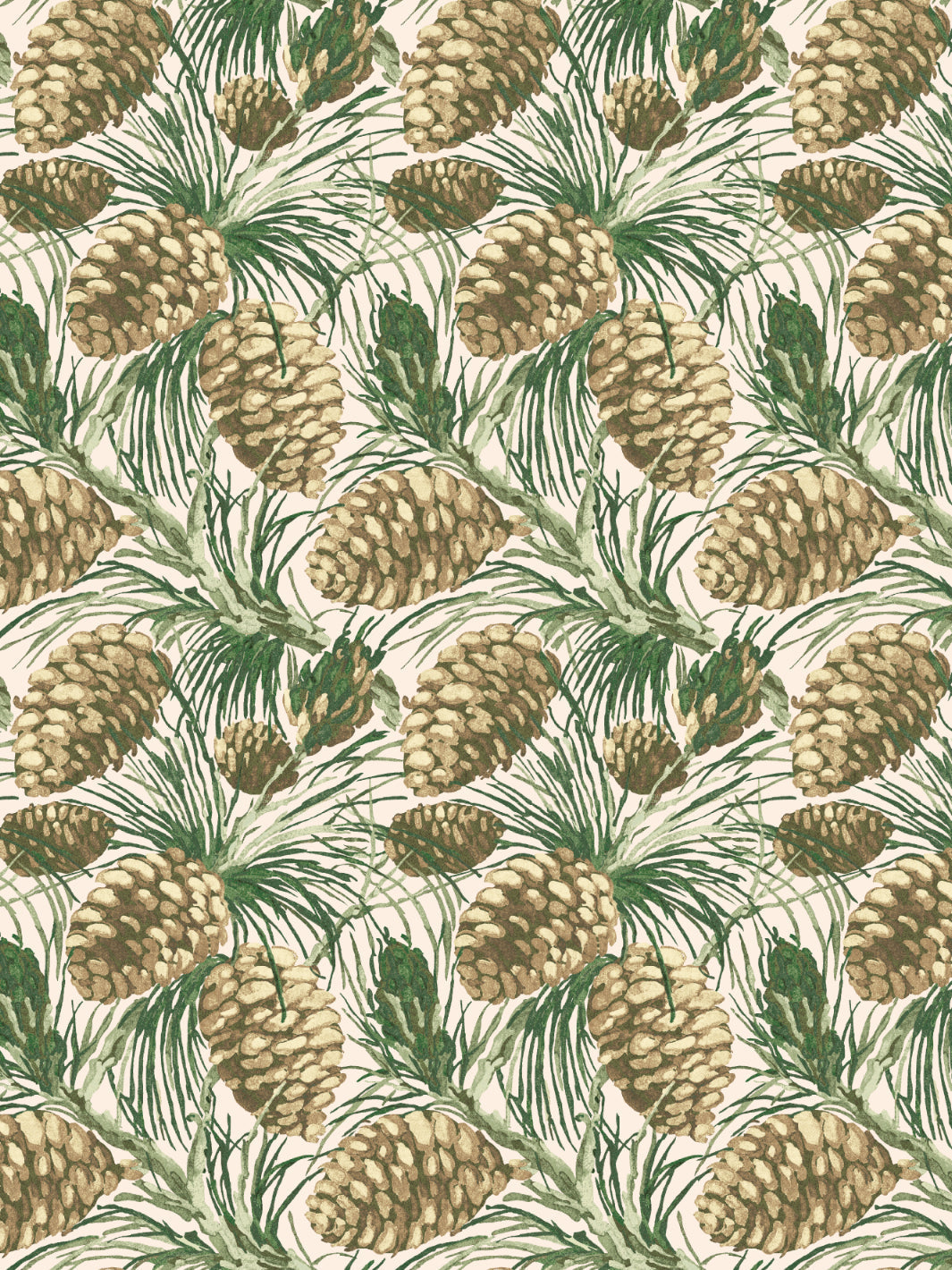 Pinecones WP | NT - Cream