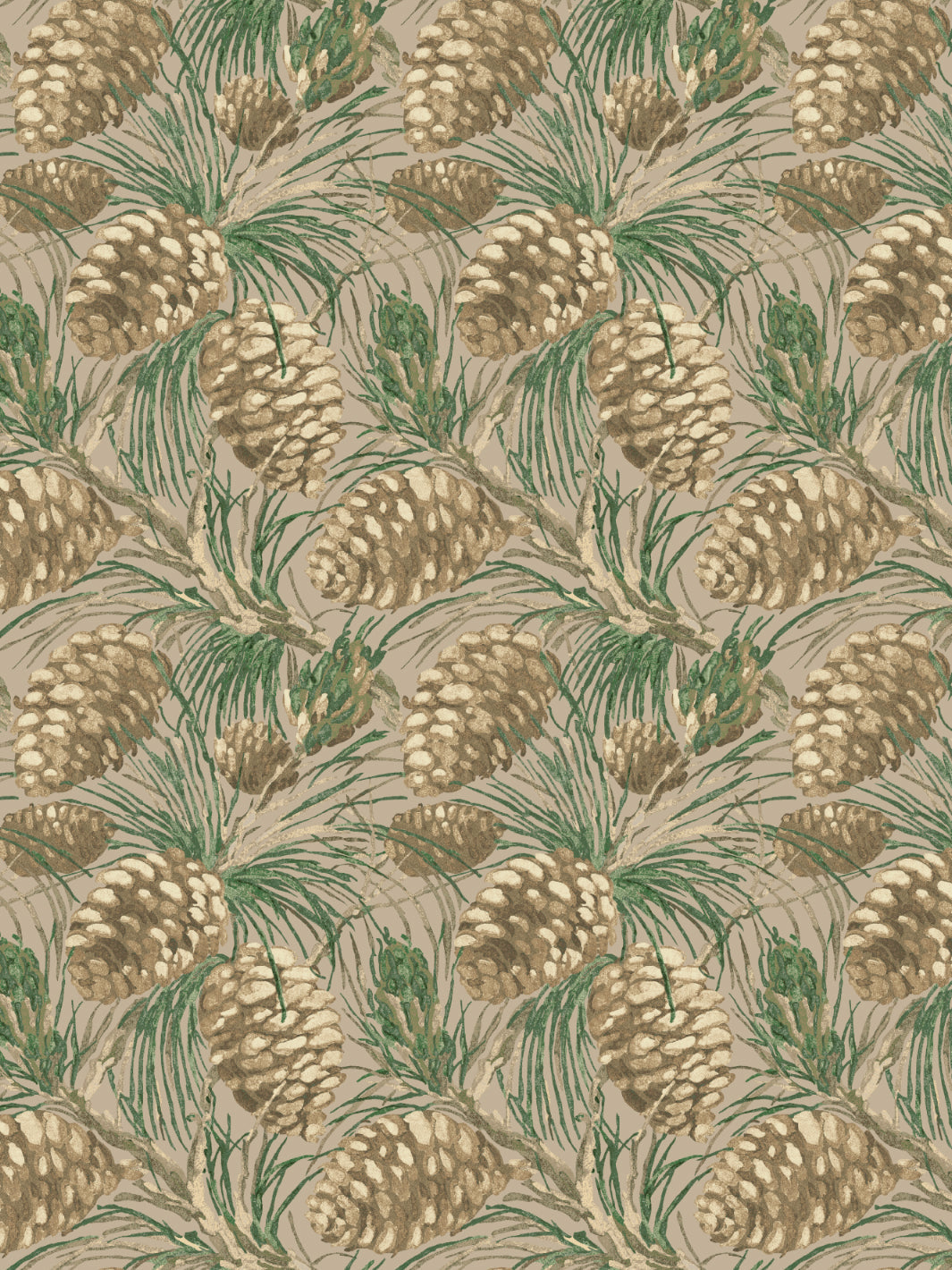Pinecones WP | NT - Taupe