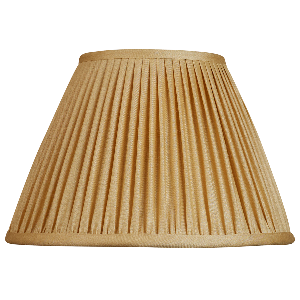 10 inch Ink Sand yellow French silk drum lampshade with spider fitting