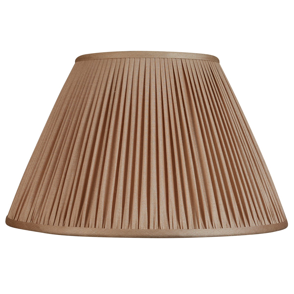14 inch Mink Tussar silk French drum lampshade