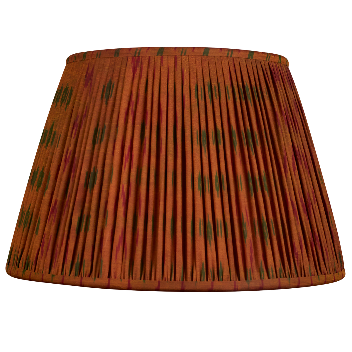 16 Inch Chocolate Patola design silk sari lampshade