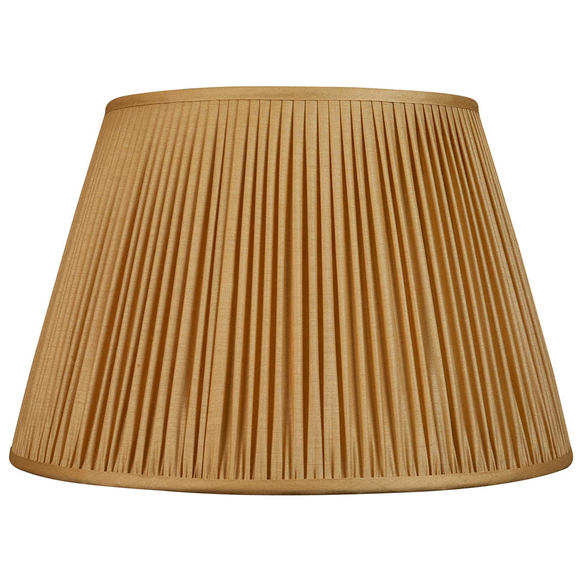 16 Inch Sand yellow Tussar silk lampshade