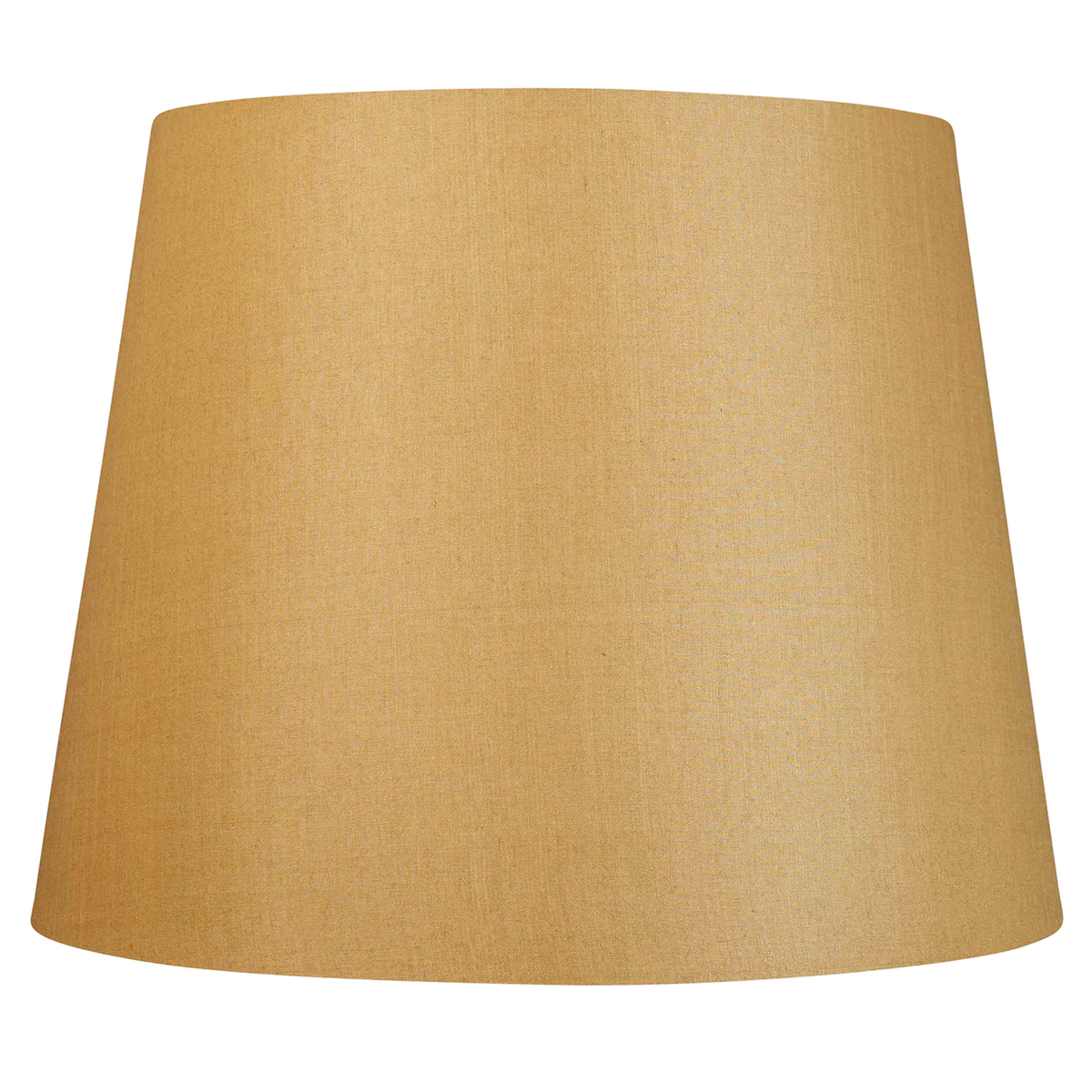 16 Inch Tapering drum Sand yellow Tussar silk plain card lampshade