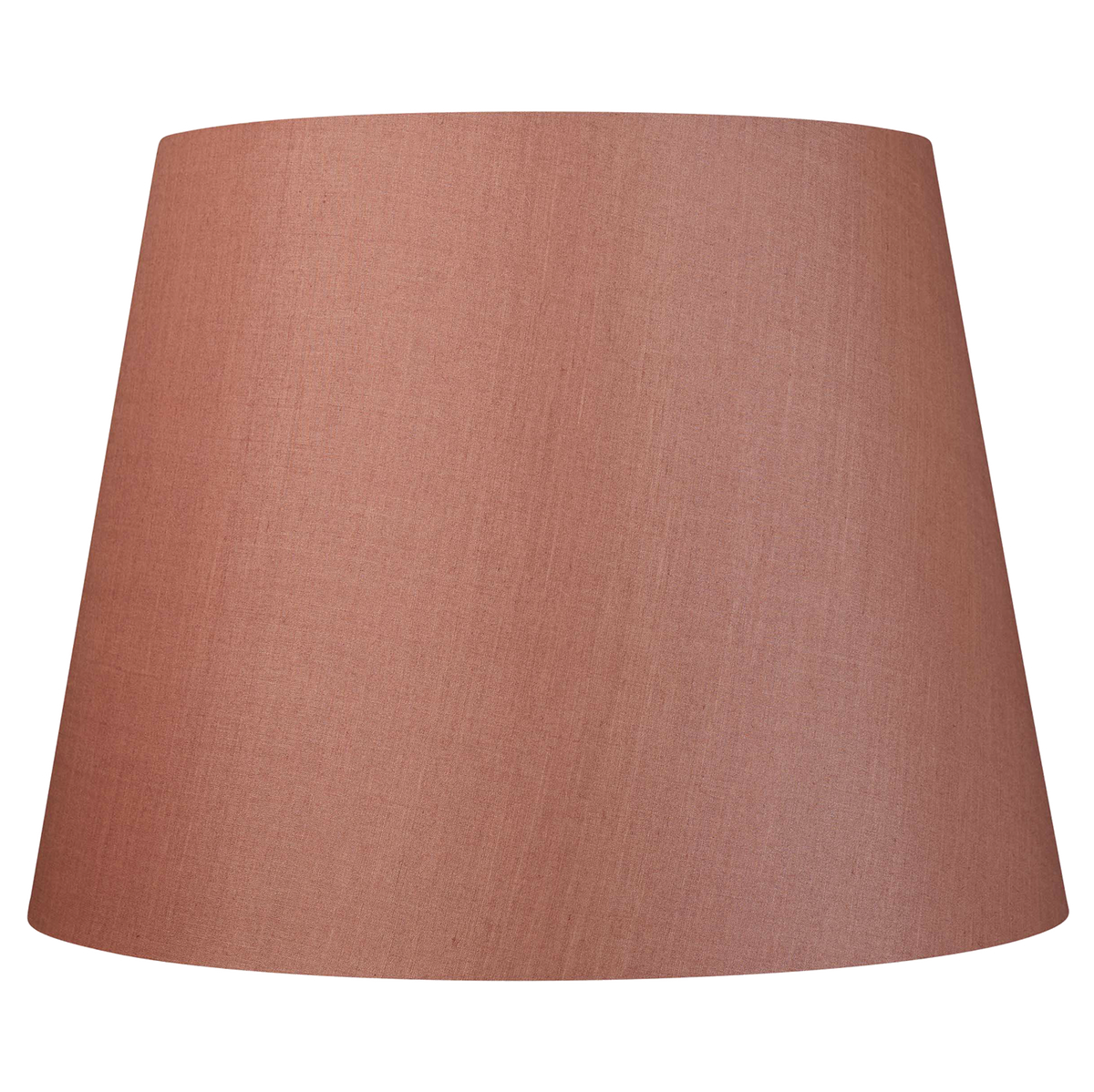 16 Inch Tapering drum Dusky pink Tussar silk plain card lampshade