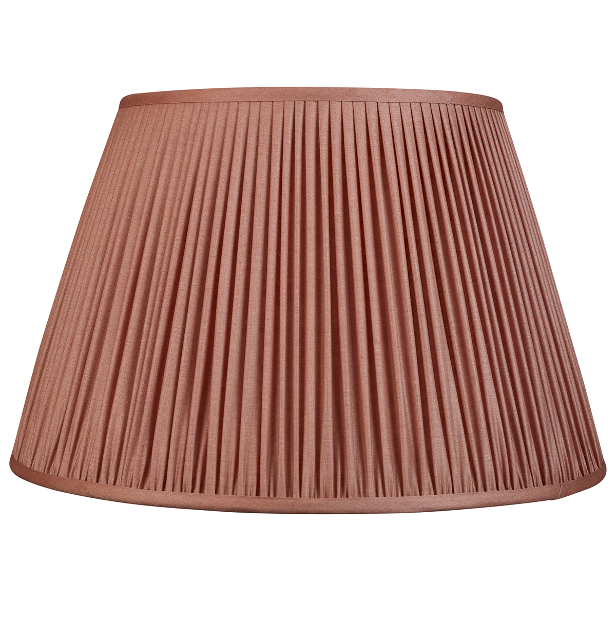 17 inch Dusky pink Tussar silk lampshade