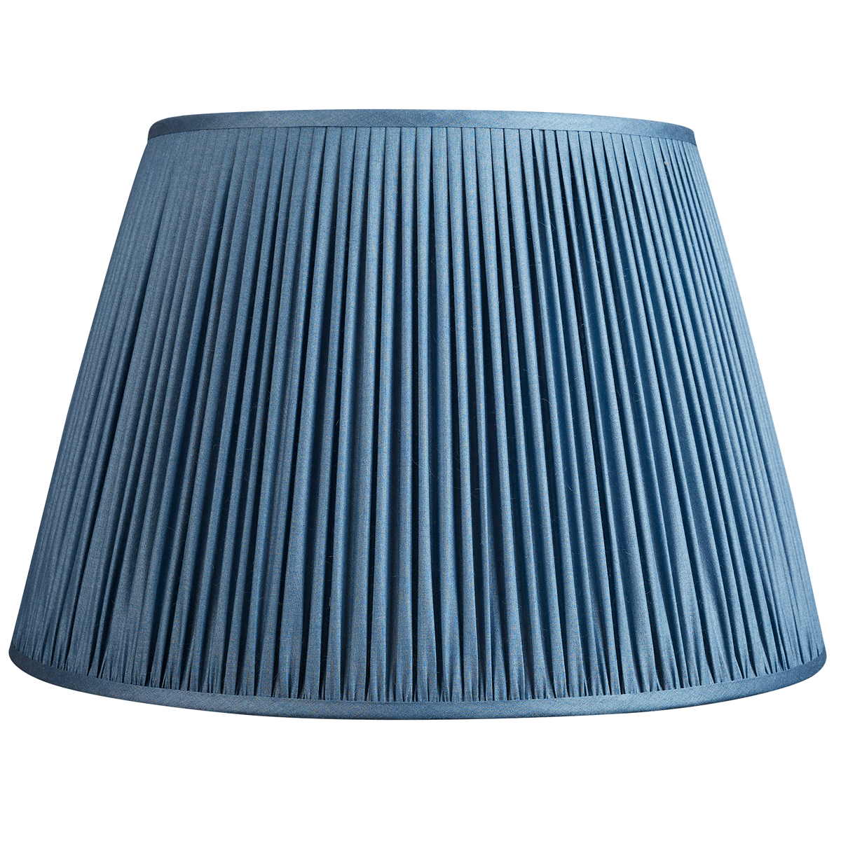 18 Inch Ink blue Tussar silk lampshade