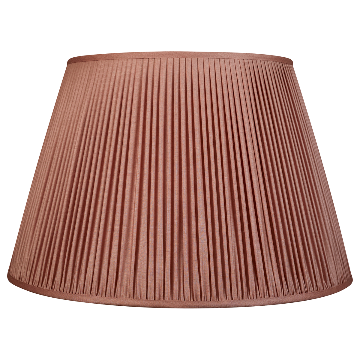 20 inch Dusky pink Tussar silk lampshade