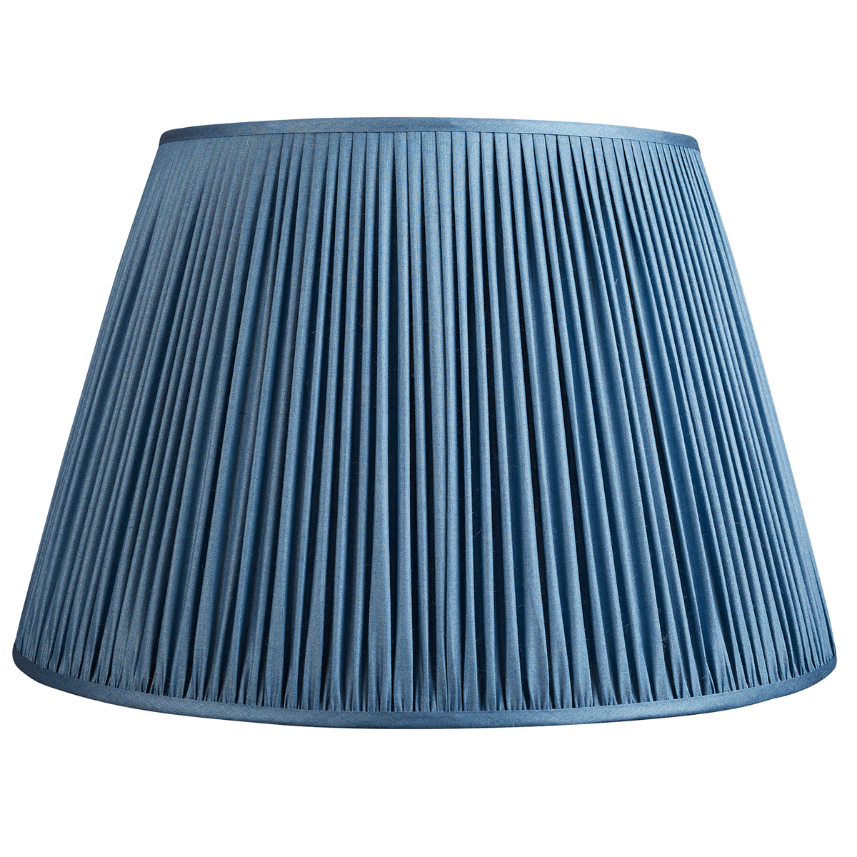 20 inch Ink blue Tussar silk lampshade