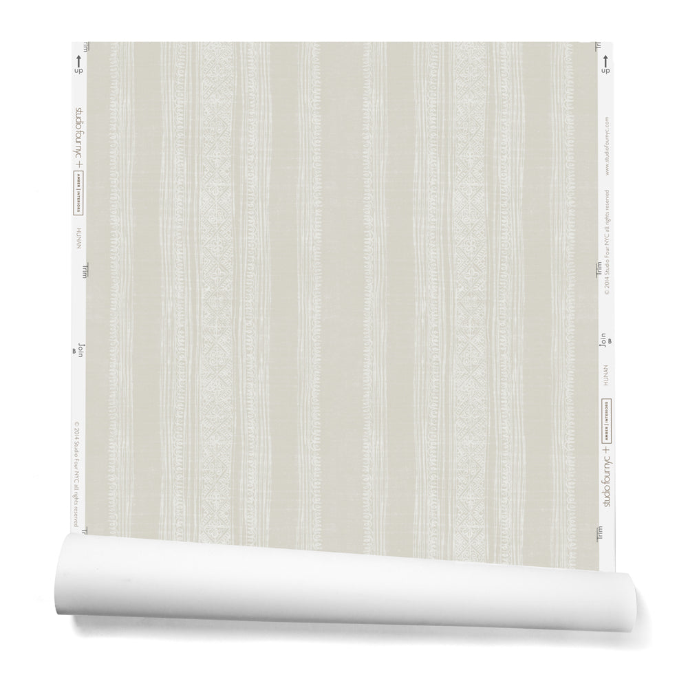 Hunan Stripe WP | S4 - Ecru