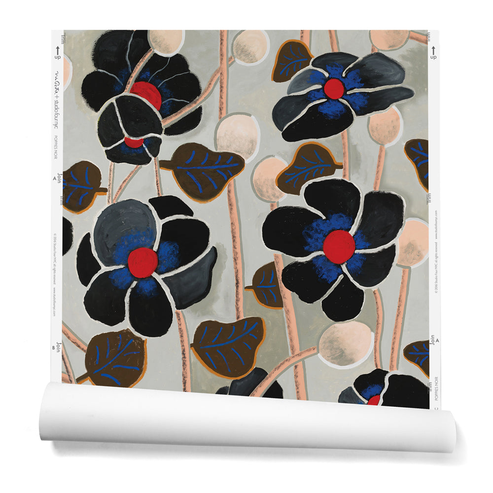 Poppies Noir WP | S4 - Noir