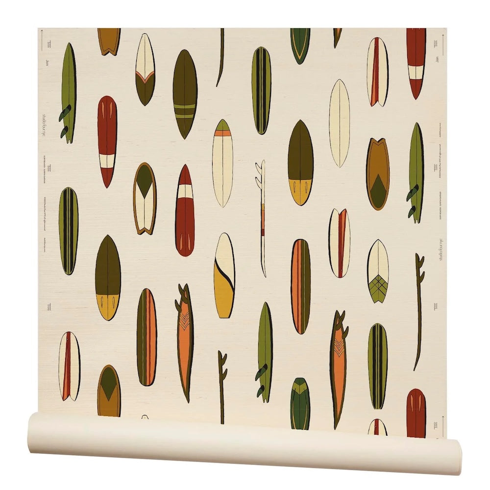 Surfboards Grasscloth | S4 - Surfin Safari