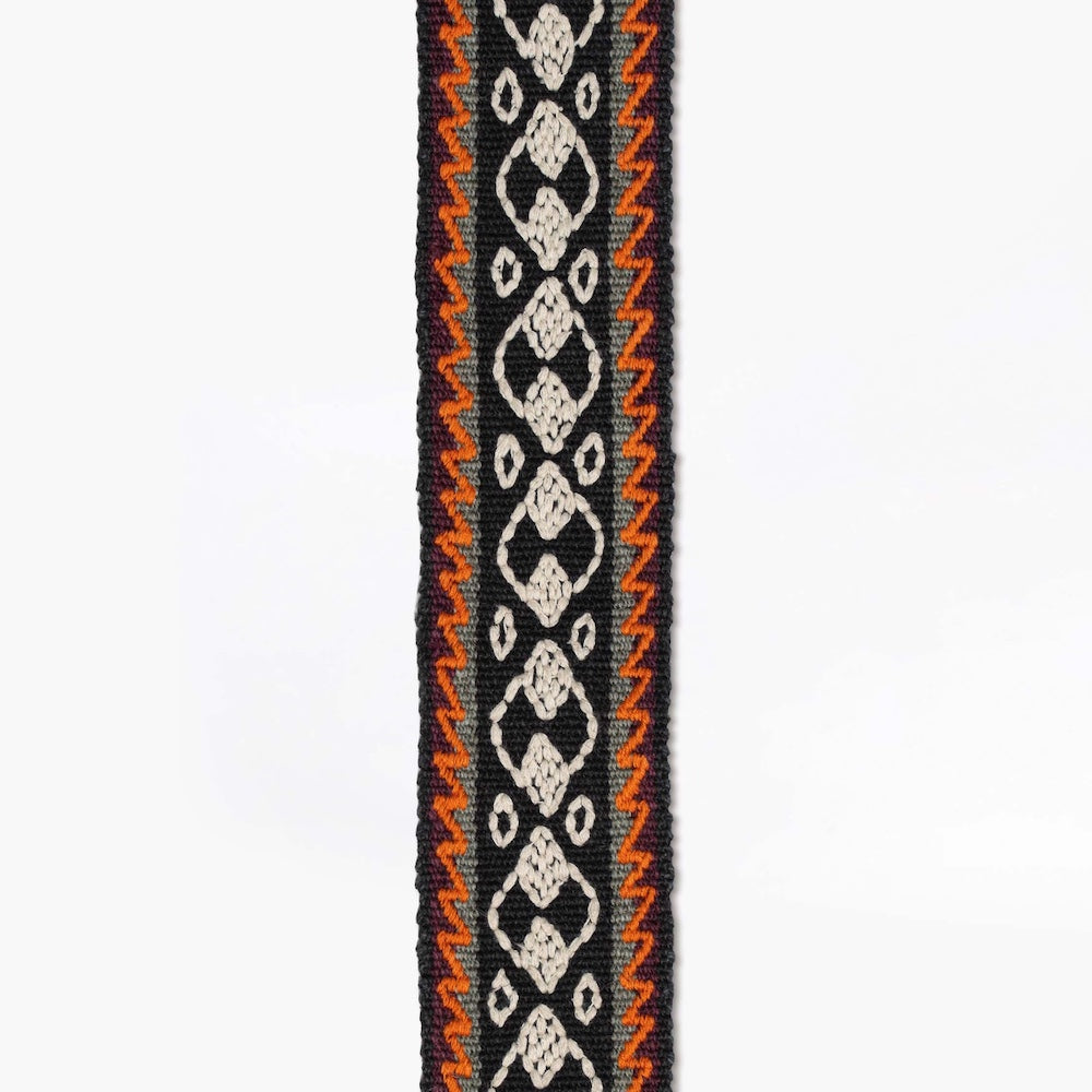 Babur Woven Braid | SDL - Charcoal/Slate/Copper/Dark Plum